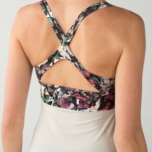 LULULEMON Wrap It Up Tank So Fly Butterfly Angel Wing Multi